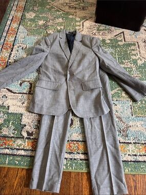 Crewcuts Gray Two-Piece Suit Blazer & Pants